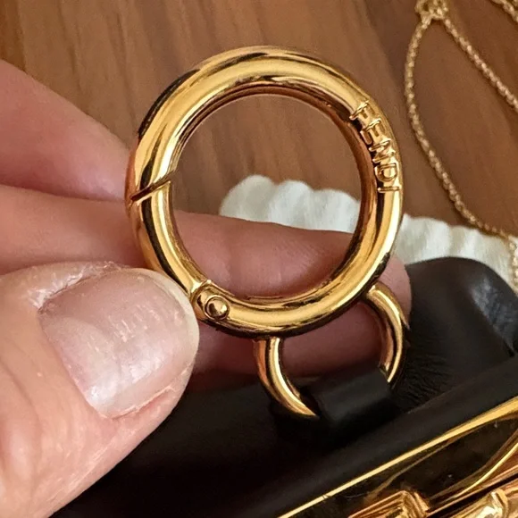 Fendi Napa Nanno bag charm crossbody - Picture 4 of 14